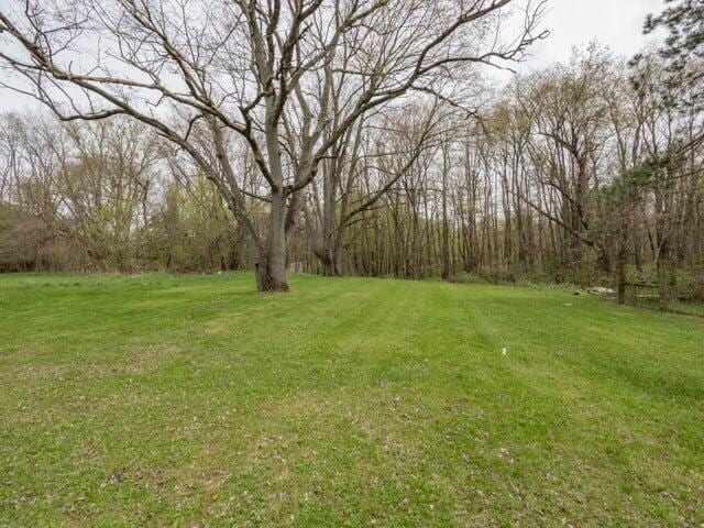 1516 Nazareth Rd, Kalamazoo, MI 49048 - view of grassy yard with a view of trees