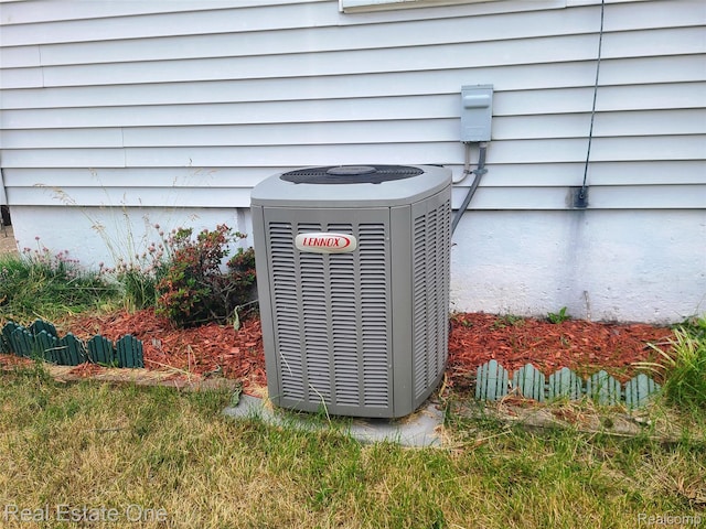 15892 Centralia, Redford, MI 48239 - exterior view of a central air condition unit