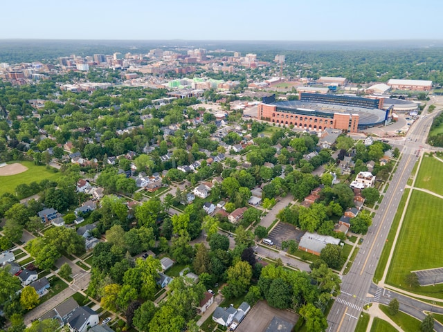 1307 Edgewood Ave, Ann Arbor, MI 48103 - aerial view of property's location