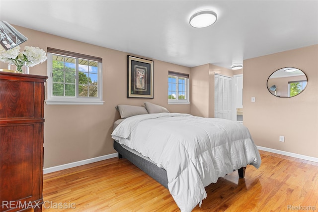 1915 Treadwell St, Westland, MI 48186 - bedroom with light wood-style flooring and a closet