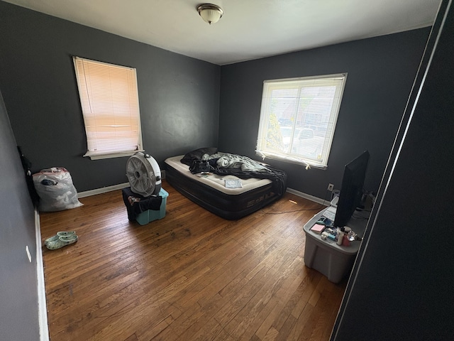 14151 Bringard Dr, Detroit, MI 48205 - bedroom with hardwood / wood-style floors and baseboards