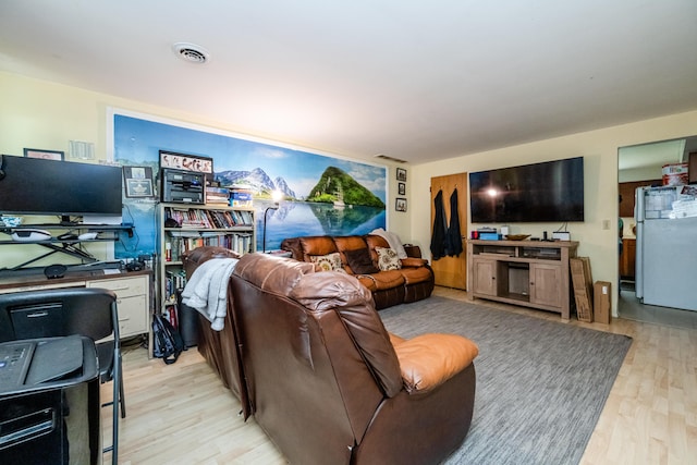8741 Meadow Ln, Berrien Springs, MI 49103 - living room with light wood-style flooring