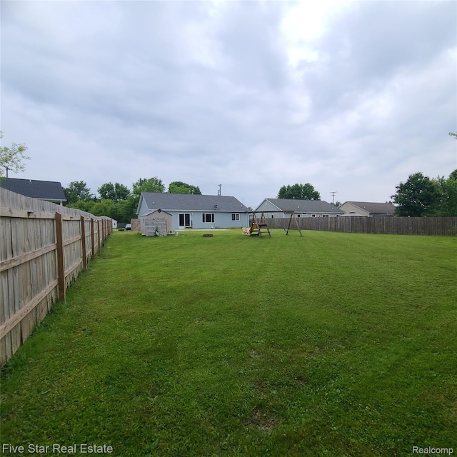 105 Degurse Ave, Marine City, MI 48039 - view of yard with a playground