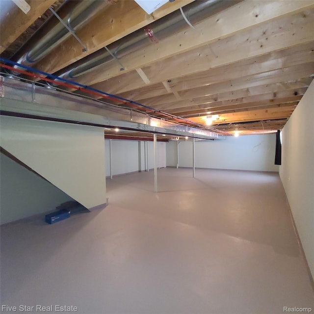 105 Degurse Ave, Marine City, MI 48039 - view of unfinished basement