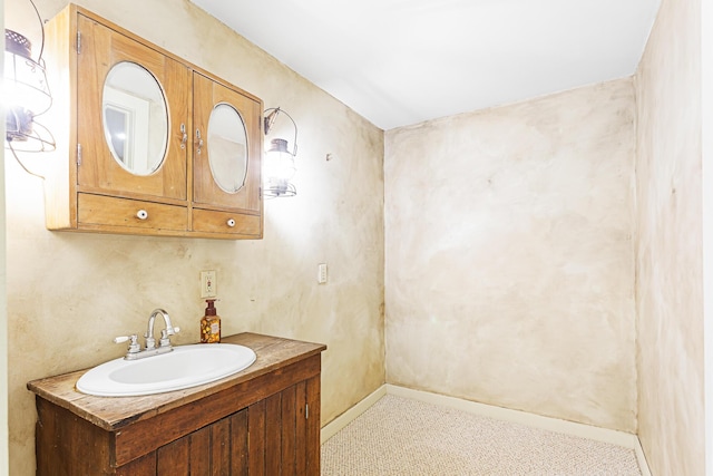 1874 Yeckley Rd, Hastings, MI 49058 - bathroom with vanity and baseboards