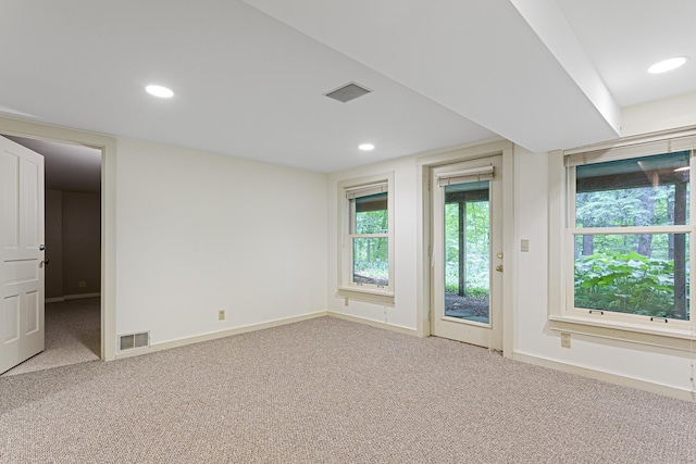 1874 Yeckley Rd, Hastings, MI 49058 - empty room featuring light colored carpet and recessed lighting