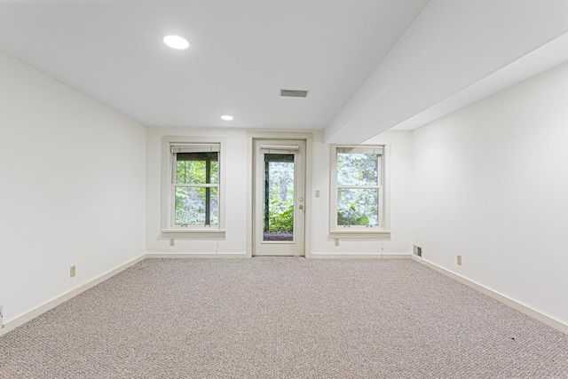 1874 Yeckley Rd, Hastings, MI 49058 - carpeted empty room featuring baseboards and recessed lighting