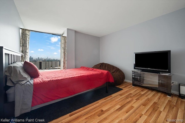 8200 E Jefferson Ave Unit 1802, Detroit, MI 48214 - bedroom with wood finished floors and baseboards