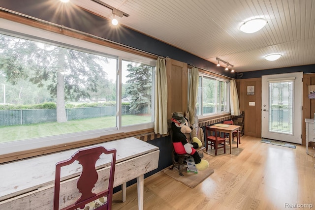 284 W Clarkston Rd, Lake Orion, MI 48362 - sunroom / solarium featuring track lighting