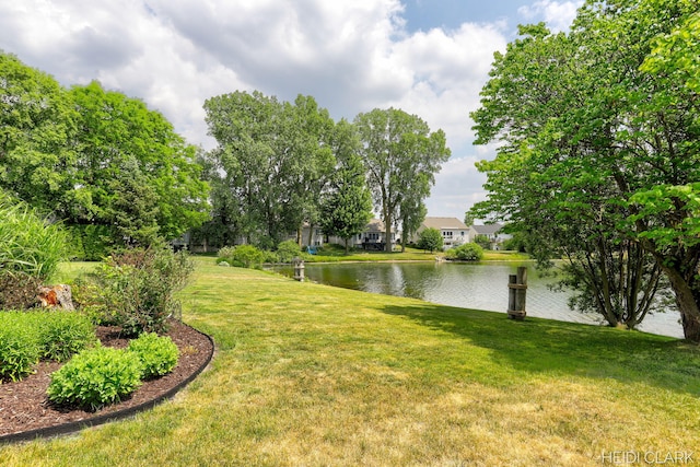 2973 Riley Ridge Rd, Holland, MI 49424 - view of grassy yard with a water view