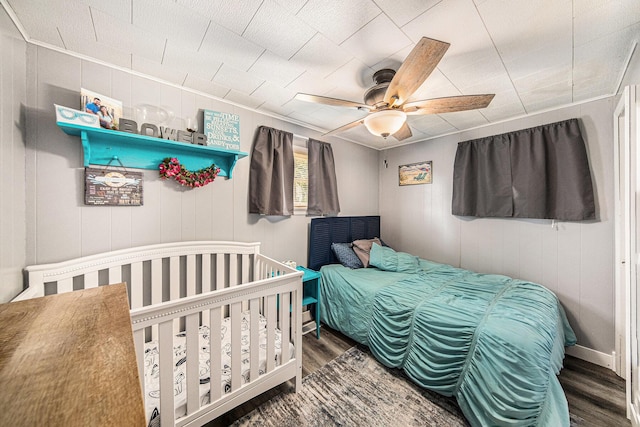2759 Hemlock Rd, Quincy, MI 49082 - bedroom featuring wood finished floors and ceiling fan
