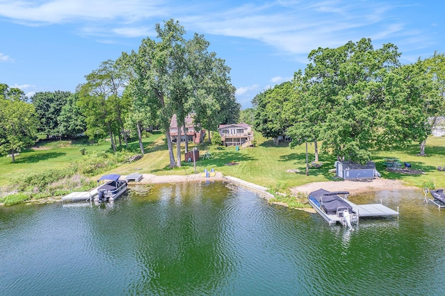 2759 Hemlock Rd, Quincy, MI 49082 - aerial view of property and surrounding area featuring a nearby body of water and a tree filled landscape