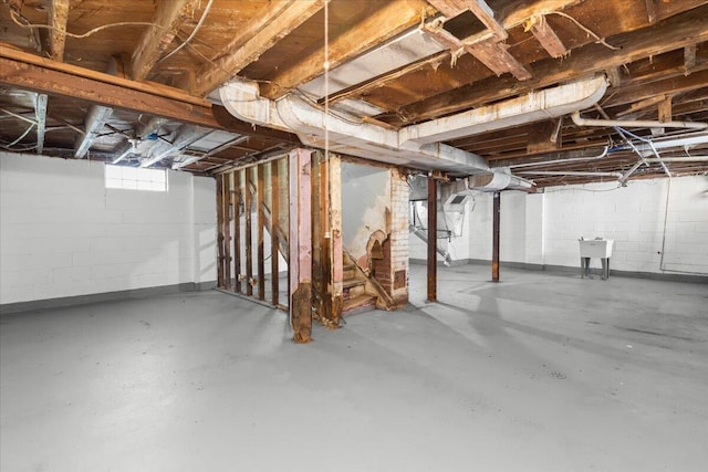 20192 Rogge St, Detroit, MI 48234 - basement featuring a sink
