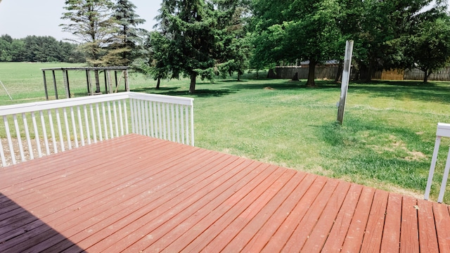 2250 Pray Rd, Charlotte, MI 48813 - view of deck