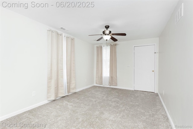 755 Robinwood St, Pontiac, MI 48340 - unfurnished room featuring ceiling fan and carpet flooring