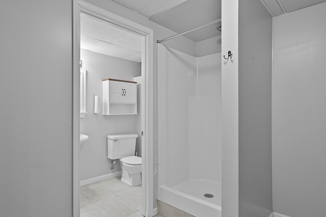 8475 Homerich Ave SW, Byron Center, MI 49315 - full bathroom featuring a shower stall and tile patterned flooring