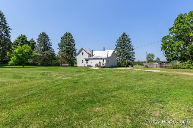 3119 S Hillman Rd, Sidney, MI 48885 - view of green lawn