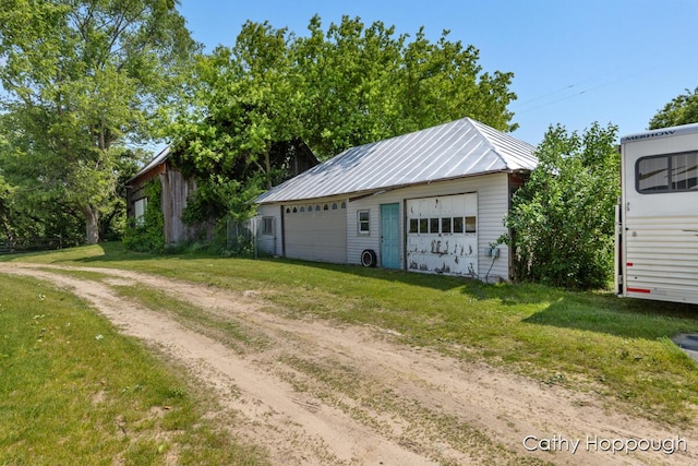 3119 S Hillman Rd, Sidney, MI 48885 - view of detached garage