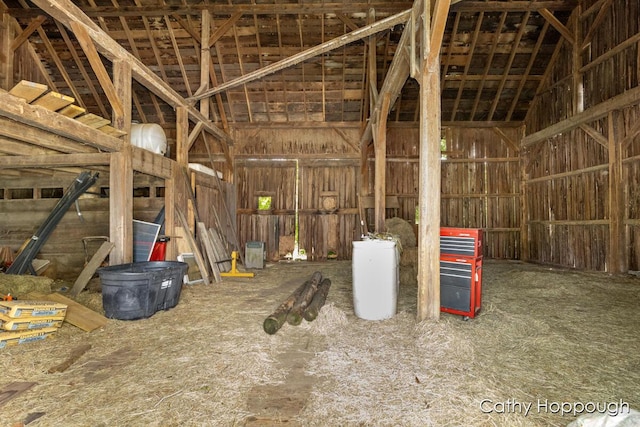 3119 S Hillman Rd, Sidney, MI 48885 - misc room featuring vaulted ceiling