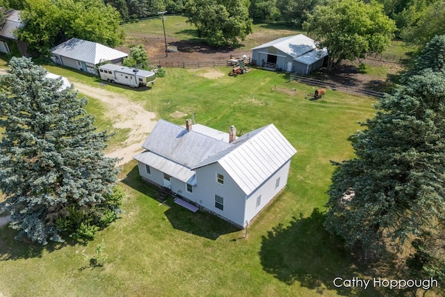 3119 S Hillman Rd, Sidney, MI 48885 - view from above of property