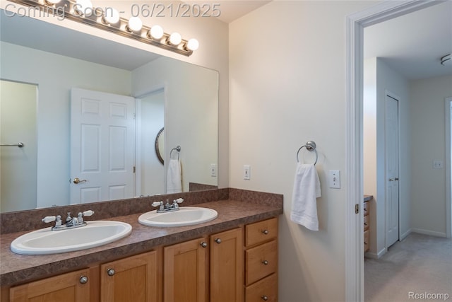 48671 Timber Crest Ct, Plymouth, MI 48170 - bathroom featuring double vanity