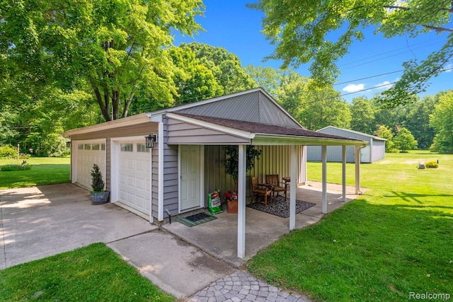 20551 Elwell Rd, Belleville, MI 48111 - garage with a detached garage