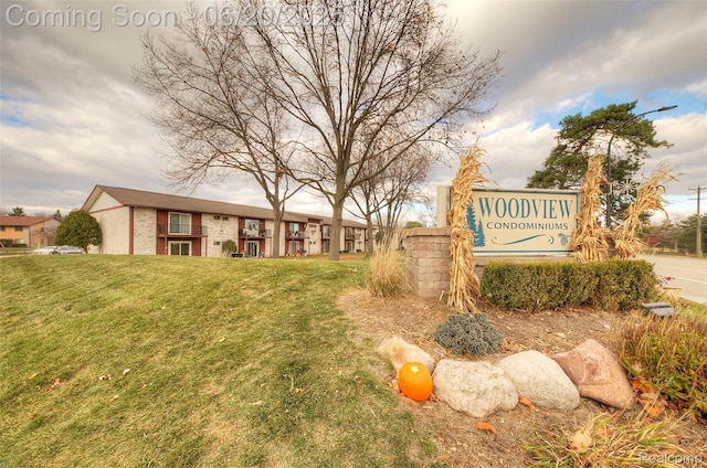 7615 Woodview St # 3, Westland, MI 48185 - community / neighborhood sign featuring a lawn