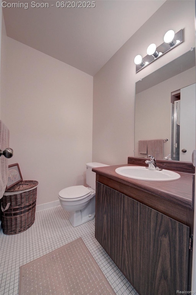 7615 Woodview St # 3, Westland, MI 48185 - half bath featuring vanity and tile patterned flooring