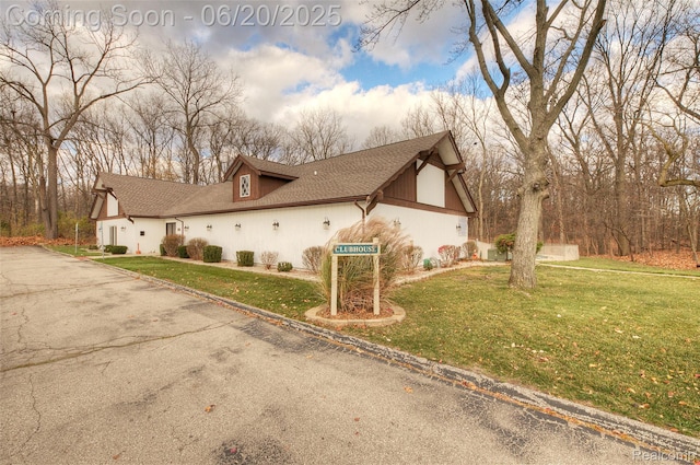 7615 Woodview St # 3, Westland, MI 48185 - view of home's exterior featuring a yard and a shingled roof