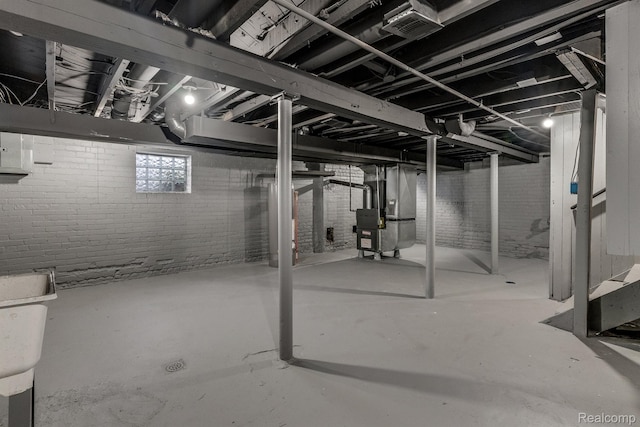 3297 Taylor St, Detroit, MI 48206 - basement with heating unit