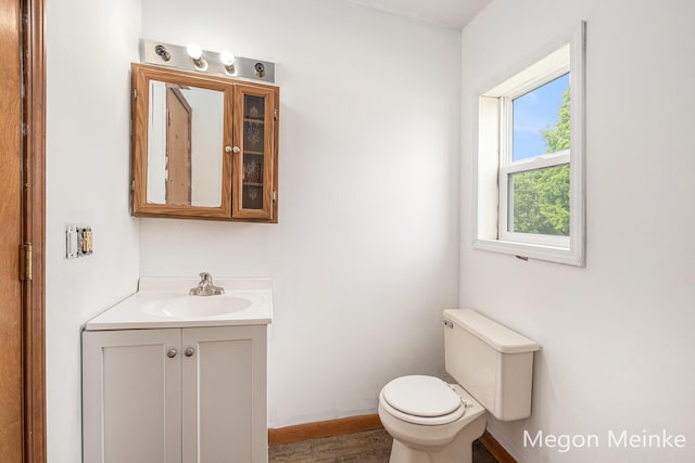 3682 W Long Lake Rd, Orleans, MI 48865 - half bathroom with toilet and vanity