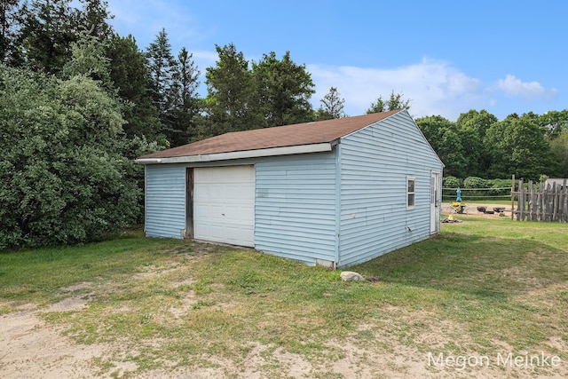 3682 W Long Lake Rd, Orleans, MI 48865 - detached garage with driveway