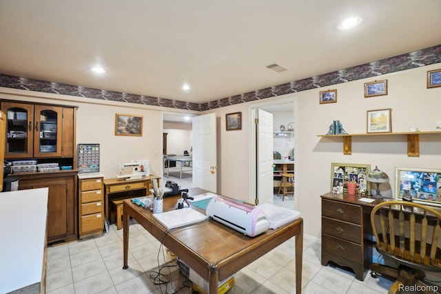 2138 Kennedy Dr, Rochester Hills, MI 48309 - office with light tile patterned floors