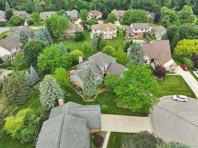2138 Kennedy Dr, Rochester Hills, MI 48309 - aerial perspective of suburban area