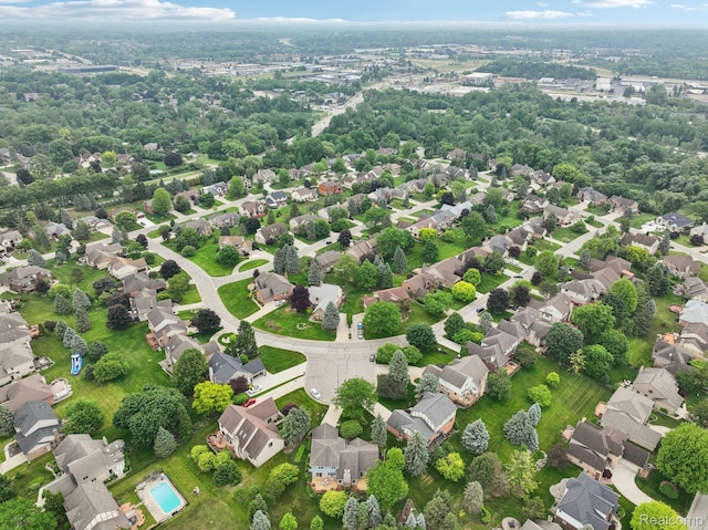 2138 Kennedy Dr, Rochester Hills, MI 48309 - aerial perspective of suburban area