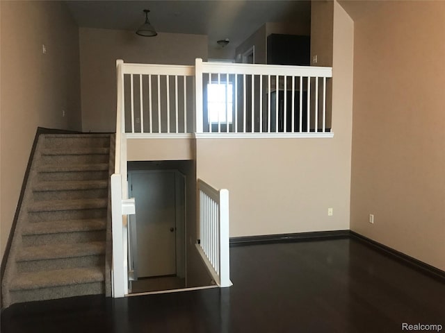 13635 Osborn Ave Unit 126, Dearborn, MI 48126 - staircase with wood finished floors and baseboards