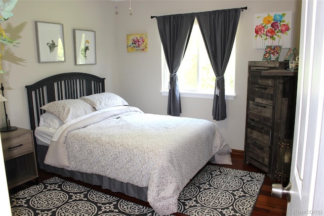 14361 Blue Heron Dr, Fenton, MI 48430 - bedroom with dark wood finished floors