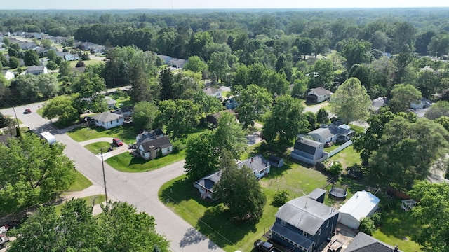 11469 Haven St, Clio, MI 48420 - aerial view of property and surrounding area with nearby suburban area