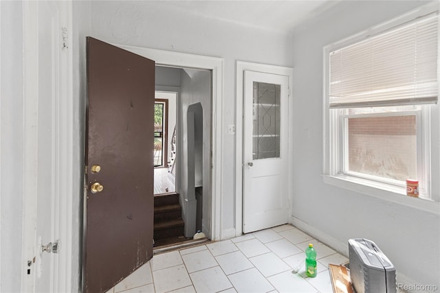 17327 Indiana St, Detroit, MI 48221 - entryway with stairs and baseboards