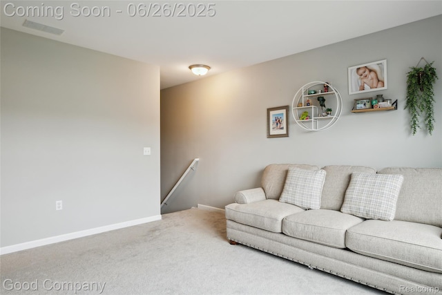 1123 Tartan Ln, Walled Lake, MI 48390 - carpeted living area with baseboards