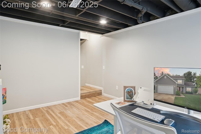 1123 Tartan Ln, Walled Lake, MI 48390 - office space featuring wood finished floors
