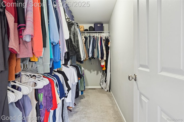 1123 Tartan Ln, Walled Lake, MI 48390 - spacious closet featuring carpet floors