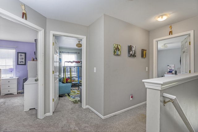 4315 Knollcrest Dr, Ann Arbor, MI 48108 - hall with carpet floors and baseboards