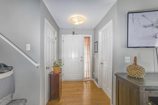 4315 Knollcrest Dr, Ann Arbor, MI 48108 - foyer featuring light wood-style floors and stairway