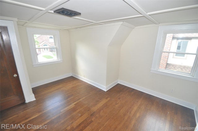 1924 Pinecrest Dr, Ferndale, MI 48220 - bonus room featuring dark wood-style flooring and baseboards