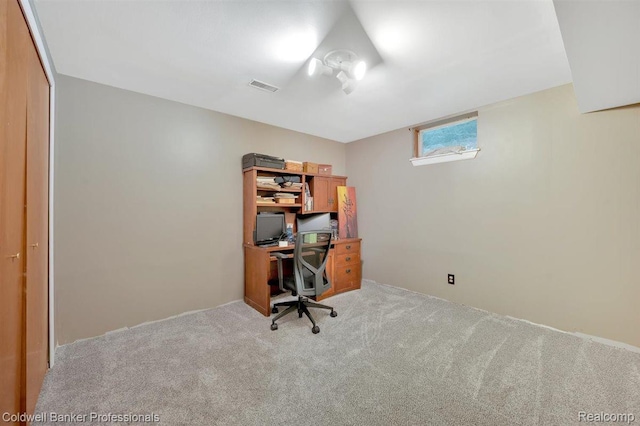 210 Mary St, Flushing, MI 48433 - home office with carpet