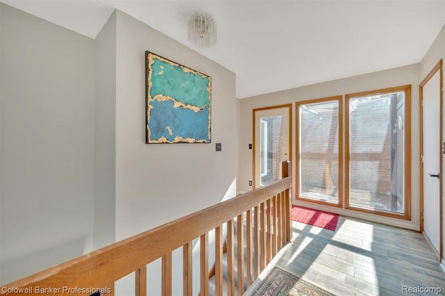 210 Mary St, Flushing, MI 48433 - hallway with wood finished floors