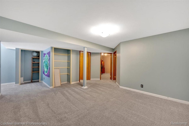 210 Mary St, Flushing, MI 48433 - finished below grade area with carpet floors
