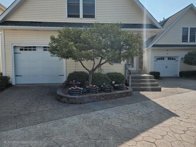 1005 W Lake St, Tawas City, MI 48763 - view of front facade featuring decorative driveway