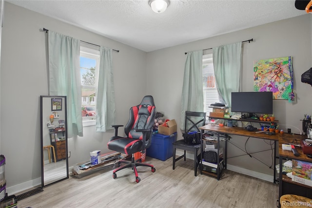 1896 Spaulding Rd, Monroe, MI 48162 - office space with wood finished floors and a textured ceiling